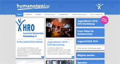 Desktop Screenshot of humanistenkw.de